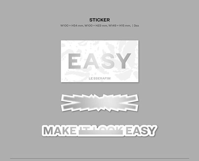 3rd Mini Album EASY vol.11 BALMY FLEX LE SSERAFIM