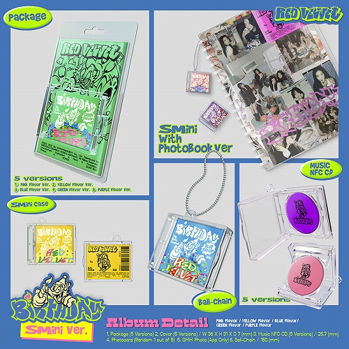 MINI ALBUM_The ReVe Festival 2022 - Birthday(SMini Ver.)( SMART ALBUM)/REDVELVET 
