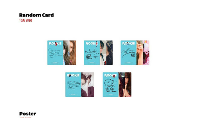 14th Mini Album Rookie. Red Velvet