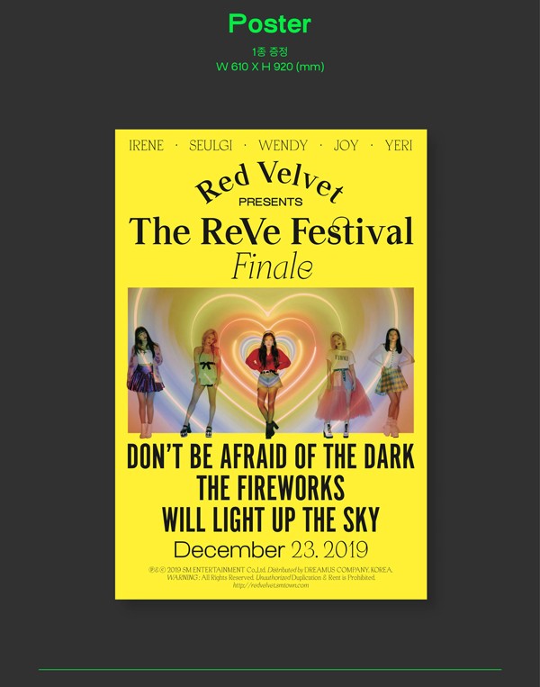 The ReVe Festival Finale Scrapbook VerRed Velvet