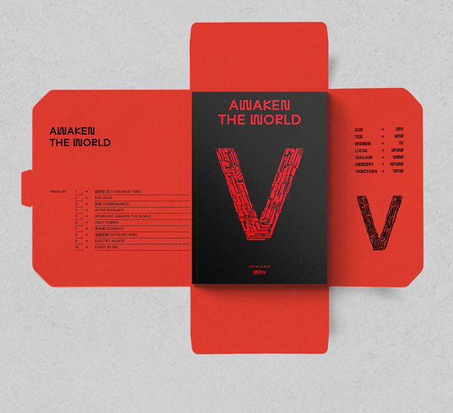 3st Full Album Awaken The World/AWAKEN VER./WayV