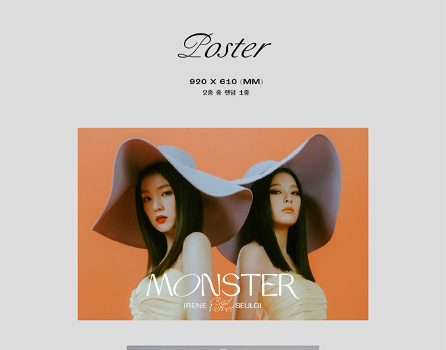  12st Mini MonsterǡBase Note Ver./Red Velvet - IRENE & SEULGI 