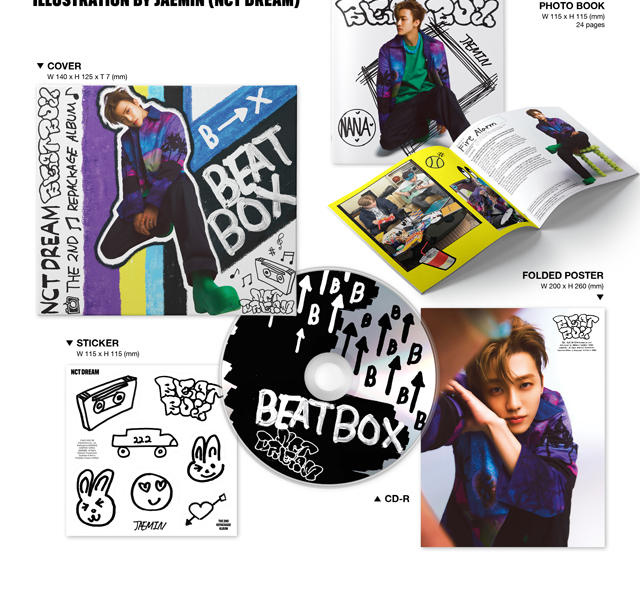 NCT DREAM - 9ND FULL ALBUM REPACKAGE 'Beatbox(Digipack Ver.)'/NCT DREAM