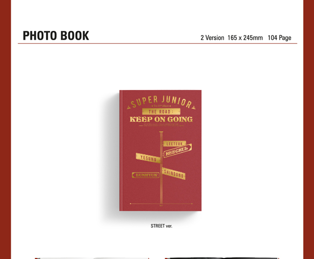 11TH FULL ALBUM Vol.5_The Road : Keep on Going STREET ver./SUPER JUNIOR