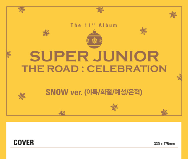 11TH FULL ALBUM Vol.2_'The Road :Celebration'(SNOWver.)/SUPERJUNIOR