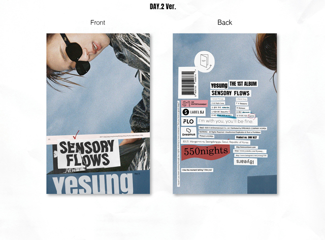 1ST FULL ALBUM [Sensory Flows]DAY 5 ver./YESUNG