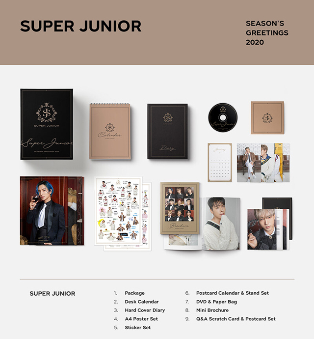 安心の日本国内発送 2020 SUPER JUNIOR SEASON'S GREETINGS