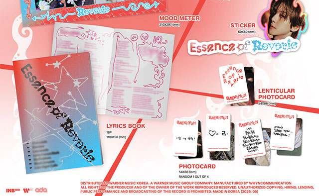 6th MINI ALBUM ESSENCE OF REVERIE PHOTOBOOK ver. ESSENCE ver. BAEKHYUN EXO
