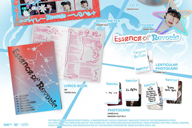 6th MINI ALBUM ESSENCE OF REVERIE PHOTOBOOK ver. REVERIE ver. BAEKHYUN EXO
