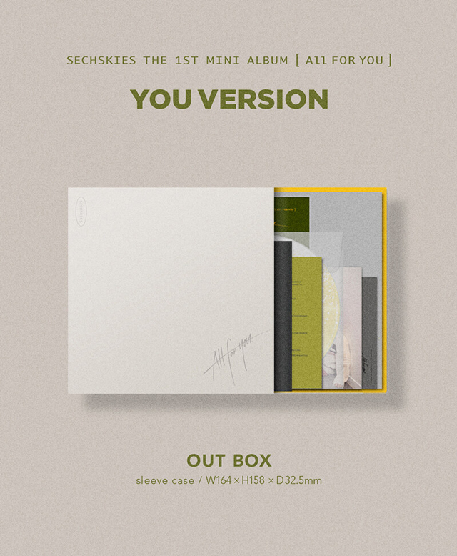 1ST MINI ALBUM 「ALL FOR YOU」YOU VER.／SECHSKIES（ジェクスキス）
