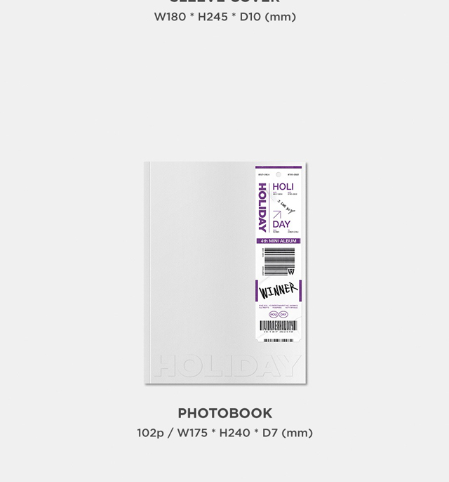 WINNER 7th MINI ALBUM [HOLIDAY] (PHOTOBOOK ver.)NIGHT ver/WINNER