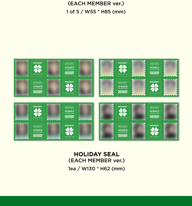 WINNER 15th MINI ALBUM [HOLIDAY] (DIGIPACK ver.)[YOON ver.]/WINNER