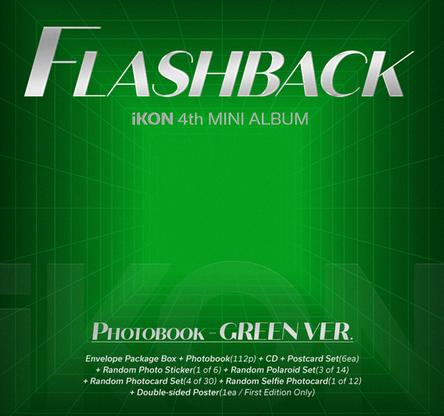 iKON 4th MINI ALBUM [FLASHBACK] (PHOTOBOOK ver.) [Green ver.]/iKON