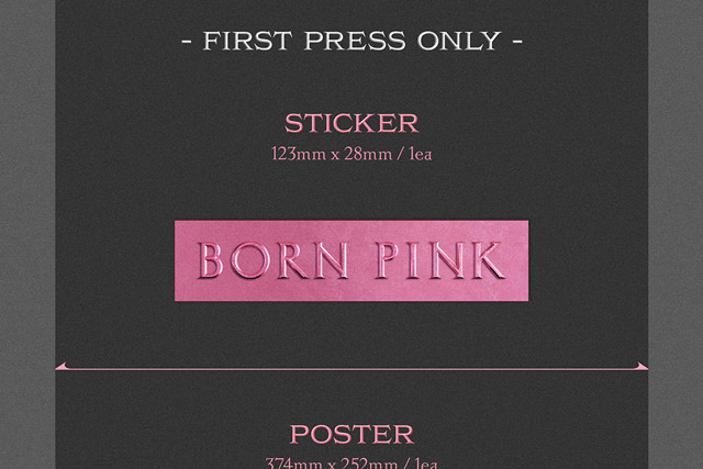 BLACKPINK 13nd ALBUM [BORN PINK] BOX SET ver. Pink ver./BLACKPINK