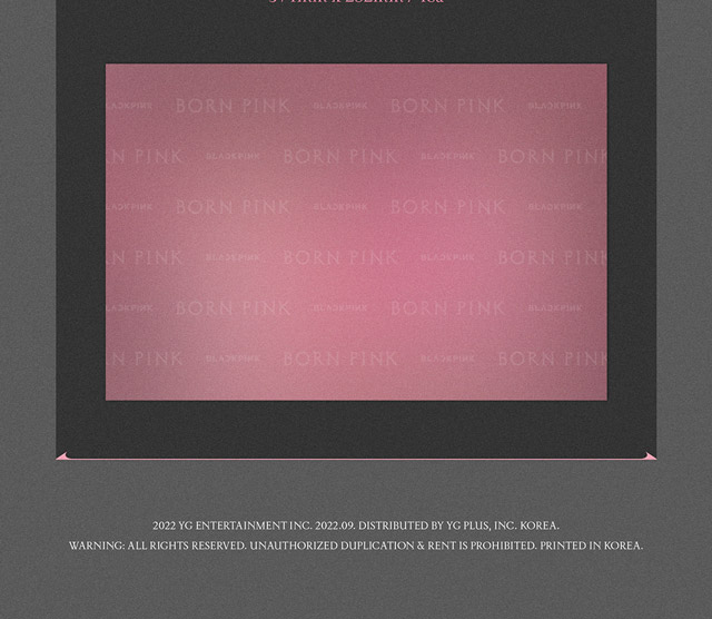 BLACKPINK 14nd ALBUM [BORN PINK] BOX SET ver. Pink ver./BLACKPINK