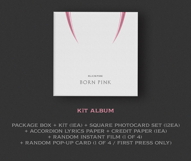 BLACKPINK 3nd ALBUM [BORN PINK] KiT ALBUM/BLACKPINK