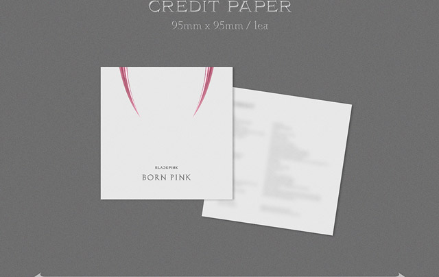 BLACKPINK 8nd ALBUM [BORN PINK] KiT ALBUM/BLACKPINK