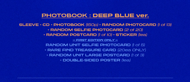 THE SECOND STEP : CHAPTER TWO (PHOTOBOOK) [DEEP BLUE ver.]/TREASURE