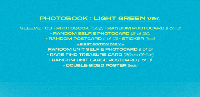 THE SECOND STEP : CHAPTER TWO (PHOTOBOOK) [LIGHT GREEN ver.]/TREASURE