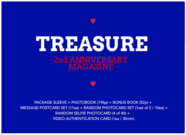 TREASURE 2nd ANNIVERSARY MAGAZINE/TREASURE