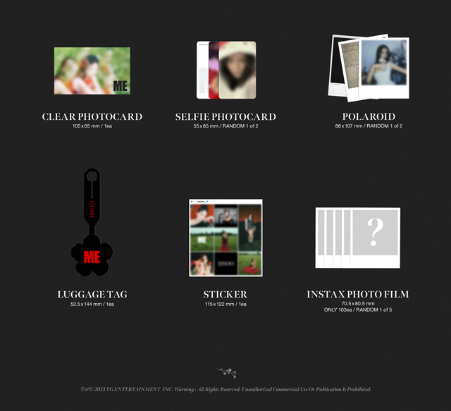 JISOO ME PHOTOBOOK SPECIAL EDITION JISOO BLACKPINK