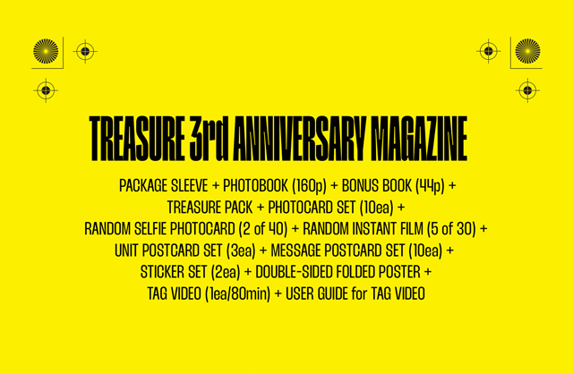 TREASURE 3rd ANNIVERSARY MAGAZINE TREASURE