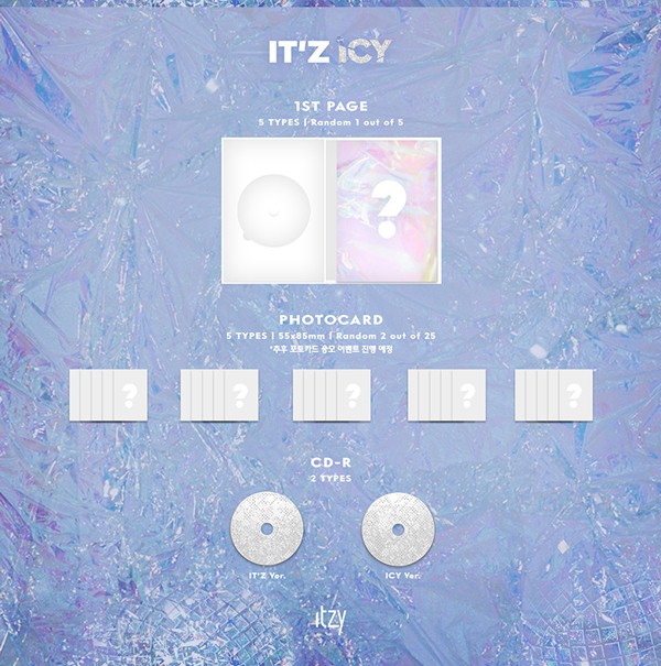 ITZY デビュー アルバム IT'z ICY イッジ ICY Ver. 韓国 cd
