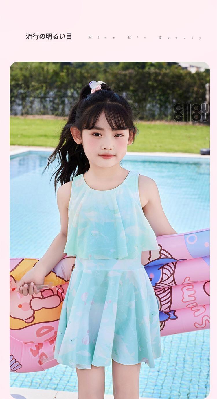 女児　水着 子供可愛い セパレート 水着温泉用 韓風 女児水着 ビーチ旅行用 女の子水着ショート