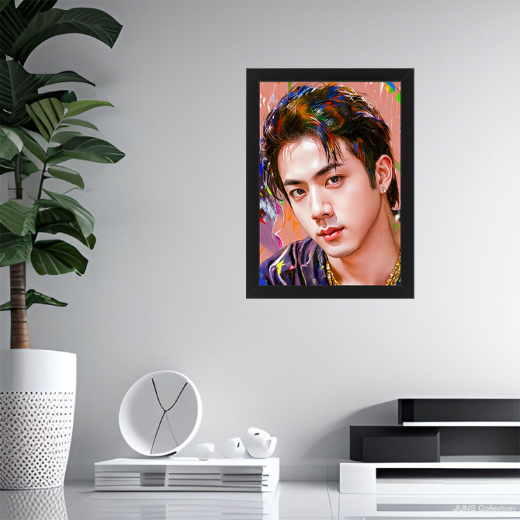 BTS JIN ジン アート ポスター +フレームセット S1(24X33cm