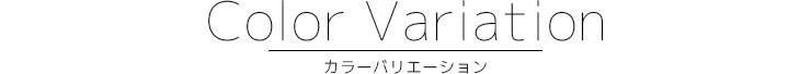 カラーバリエーション