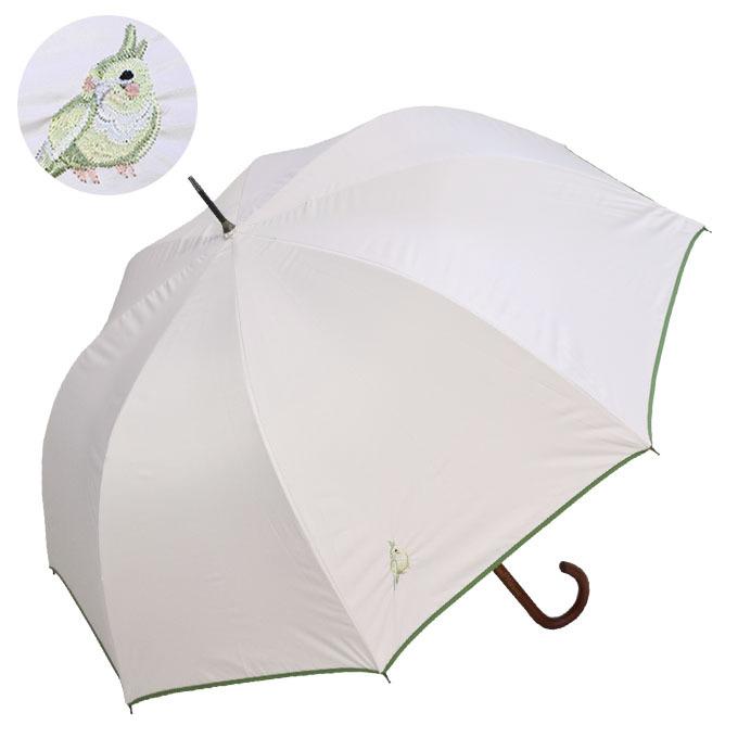 雨傘 遮光雨傘 レディース かわいい おしゃれ 1級遮光 UVカット 長傘 折りたたみ傘 大判 刺繍 TWINCUT｜c-modern2｜02