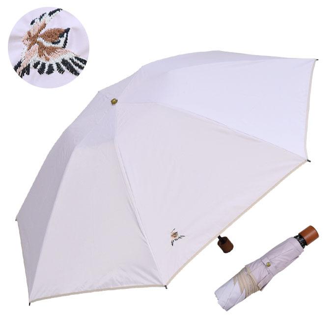 雨傘 遮光雨傘 レディース かわいい おしゃれ 1級遮光 UVカット 長傘 折りたたみ傘 大判 刺繍 TWINCUT｜c-modern2｜11