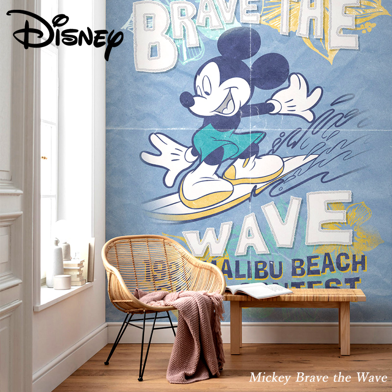 壁紙 張り替え 自分で Diy クロス おしゃれ ディズニー ミッキー 輸入壁紙 Mickey Brave The Wave Iadx4 014 フリース製 Csz Kgerd049 ビニールカーテンのcレンジャー 通販 Yahoo ショッピング