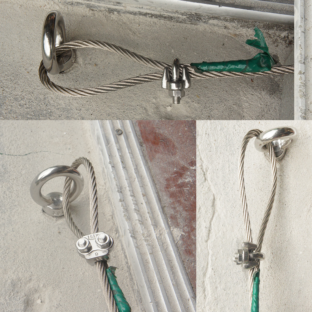 友安製作所 ワイヤークリップ 6mm ステンレス ワイヤー 留め金具