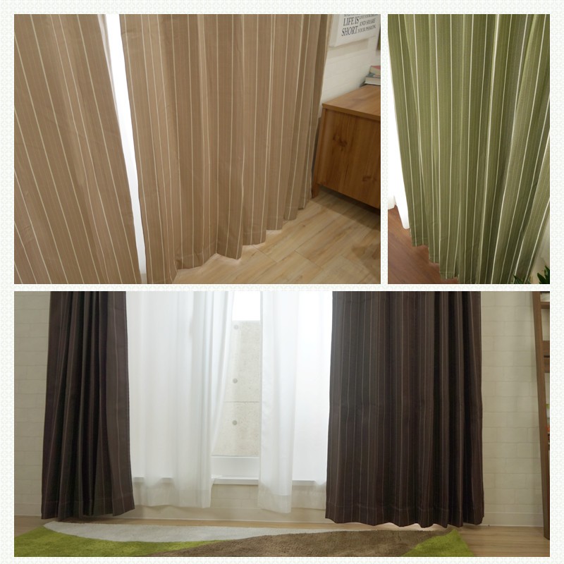 友安製作所 カーテン 遮光カーテン AH563 ヘリンボーンストライプ