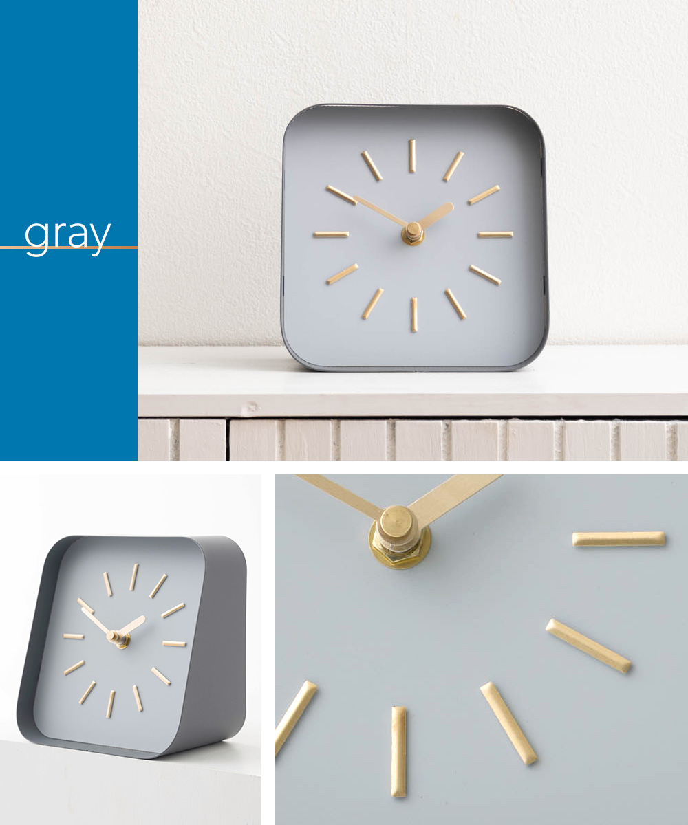 友安製作所 時計 テーブルクロック Trapes 置き時計 卓上時計