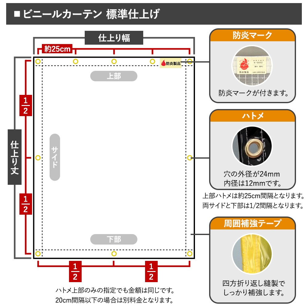 溶接カーテン 防炎 アーク光対策 フィルム FT32（0.35mm厚）ウェルディングカーテン 幅531〜660cm 丈50〜100cm JQ