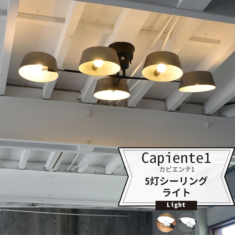 照明器具 おしゃれ シーリングライト 5灯 LED 天井 Capiente1