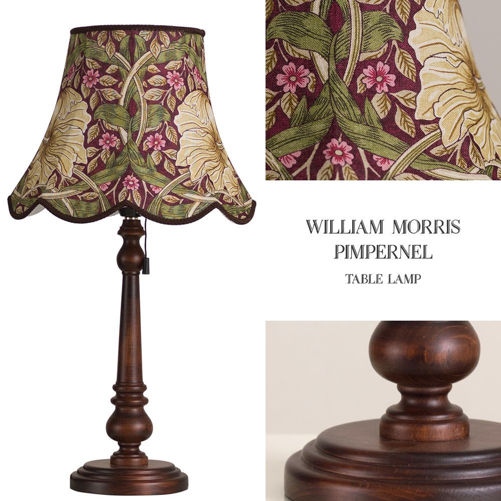 ウィリアムモリス 照明 ピンパーネル イギリス アンティーク テーブル
