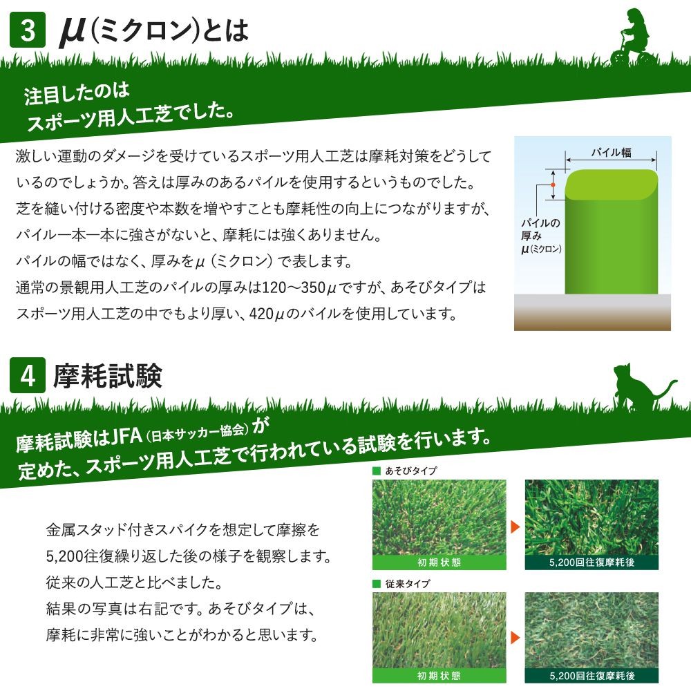 人工芝 ロール ベランダ ウッドデッキ diy 天然芝風 いつでもGREEN あそびタイプ 1×10m 直送品 JQ | ブランド登録なし | 03