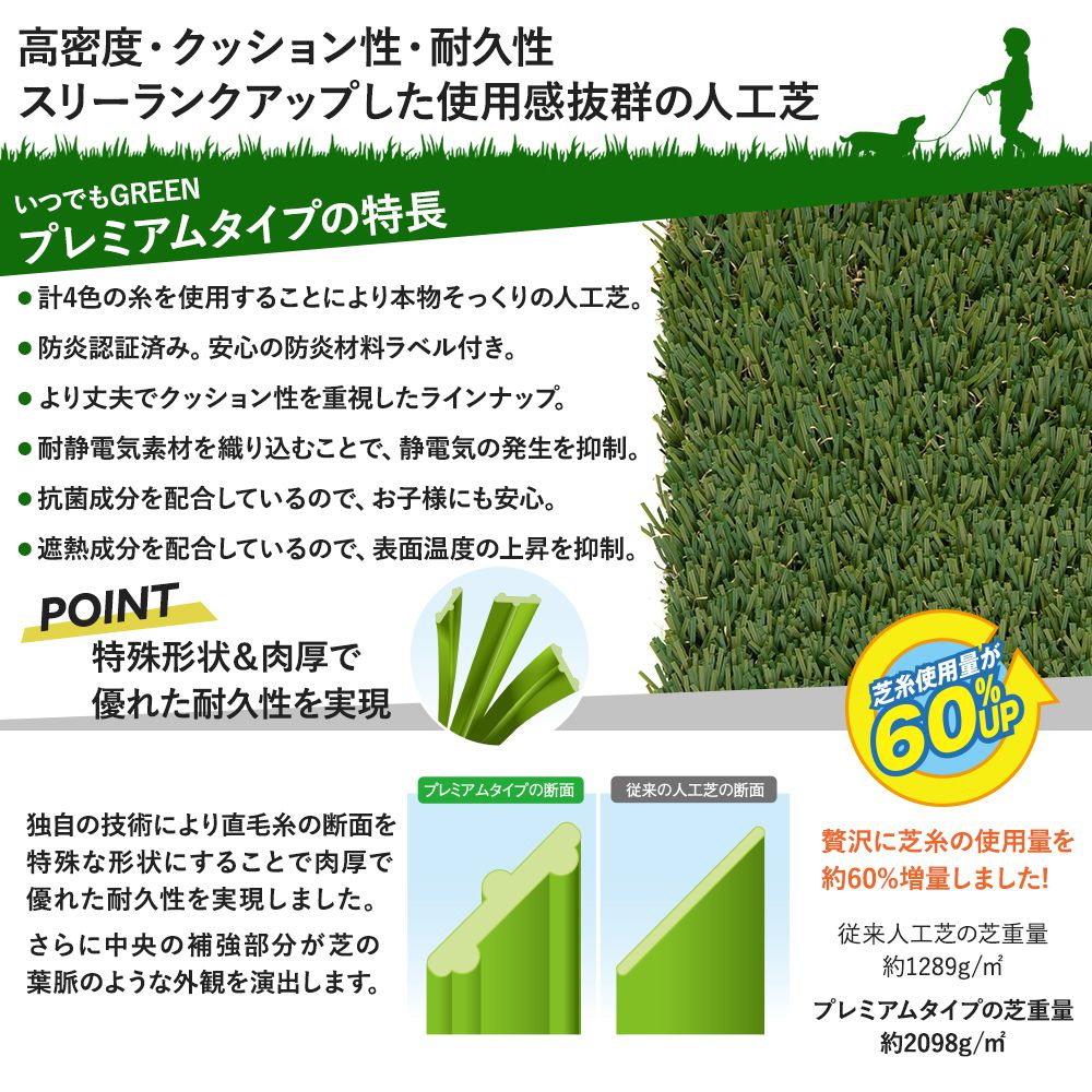 爆買 人工芝 ロール ベランダ ウッドデッキ diy 天然芝風 いつでも