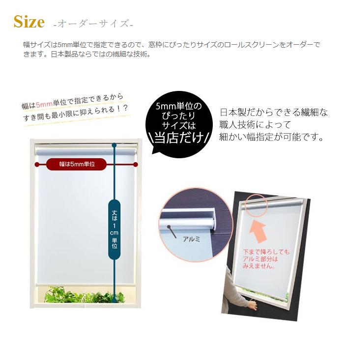ロールスクリーン レース シェード [幅30〜45 丈81〜120] RSN | ブランド登録なし | 06