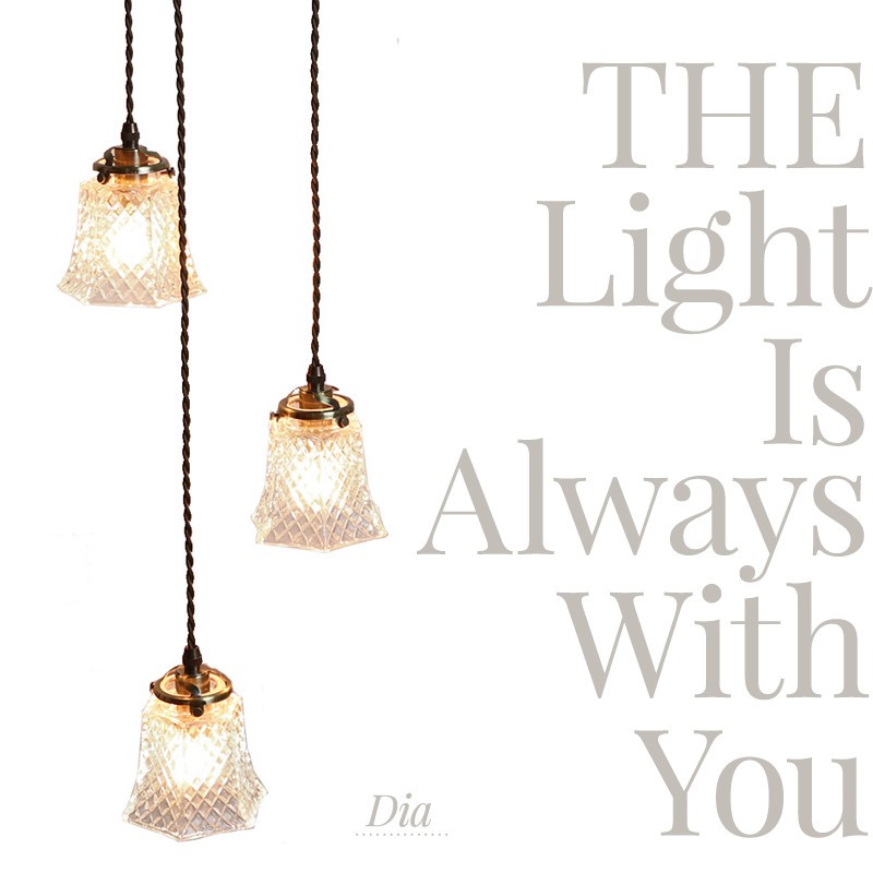 照明 つりさげ 吊り下げ アンティーク3灯 ペンダントライト ガラス