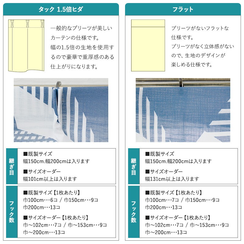 カーテン 輸入カーテン インポートカーテン 厚地カーテン 青 マリン