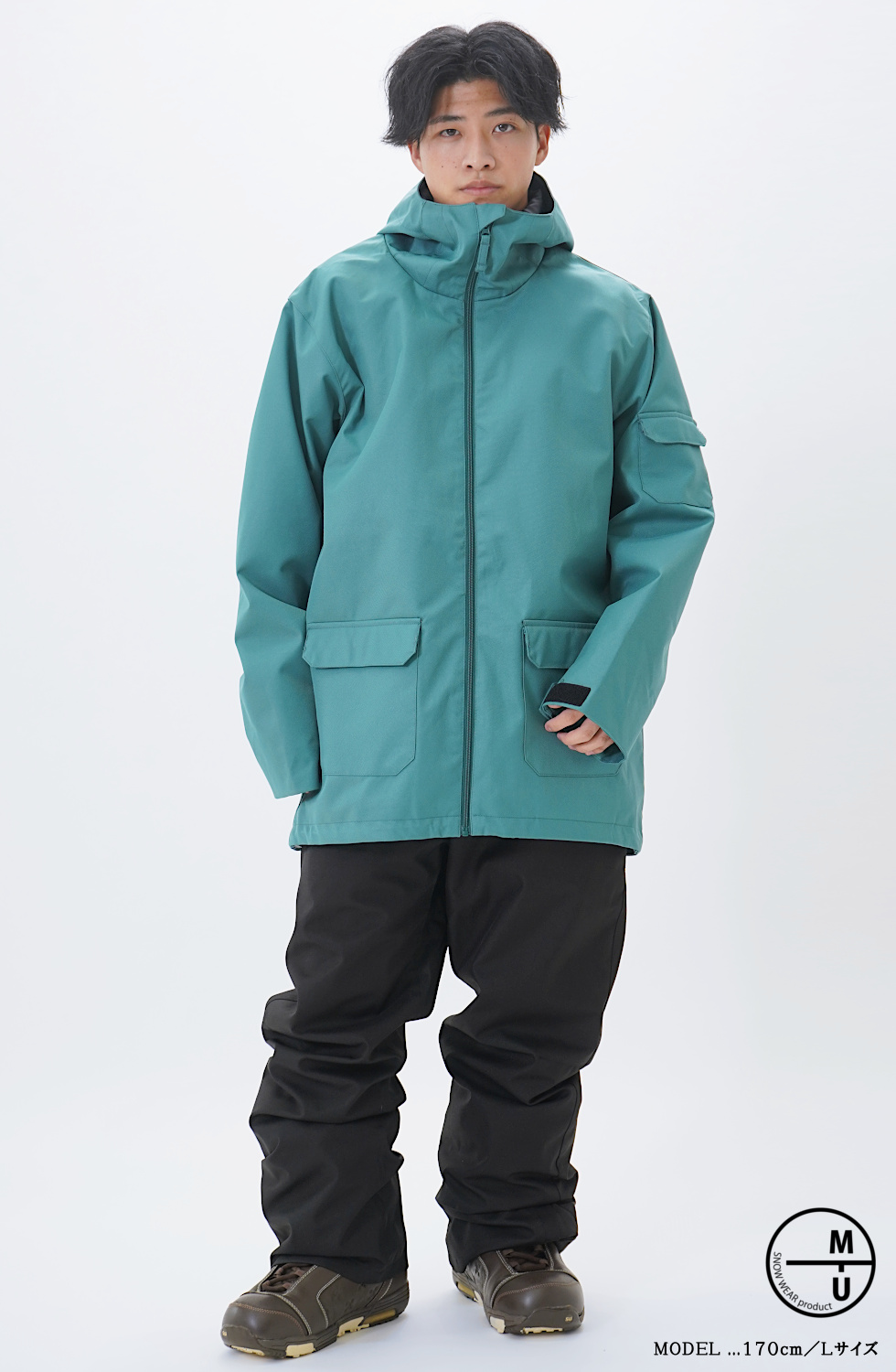 未使用級 MTU 纏  WEAR 現行モデル スキー スノーボードウェア リアリズム スノーボード ウェア メンズ レディース 上下 セット