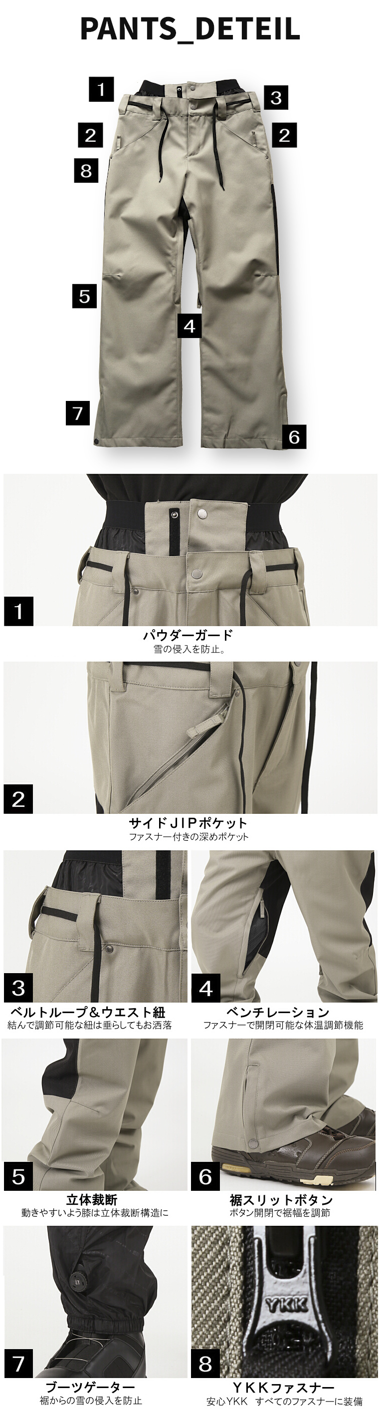 スノーボードウェア メンズ レディース 上下セット スノボウェア