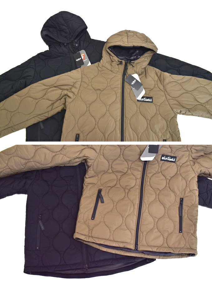 WILD THINGS /ワイルドシングス QUILTED HOOD JACKET : CS STORE
