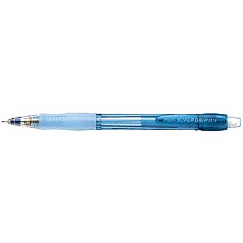 【12本セット】PILOT（パイロット）スーパーグリップノック　シャープペン　HGP-10R-TL5 透明ブルー　ラバーグリップ付 日本製 学用品 | PILOT（文具）