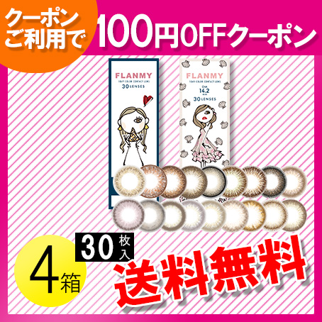 FLANMY 30枚入×4箱 / 送料無料 / 100円OFFクーポン