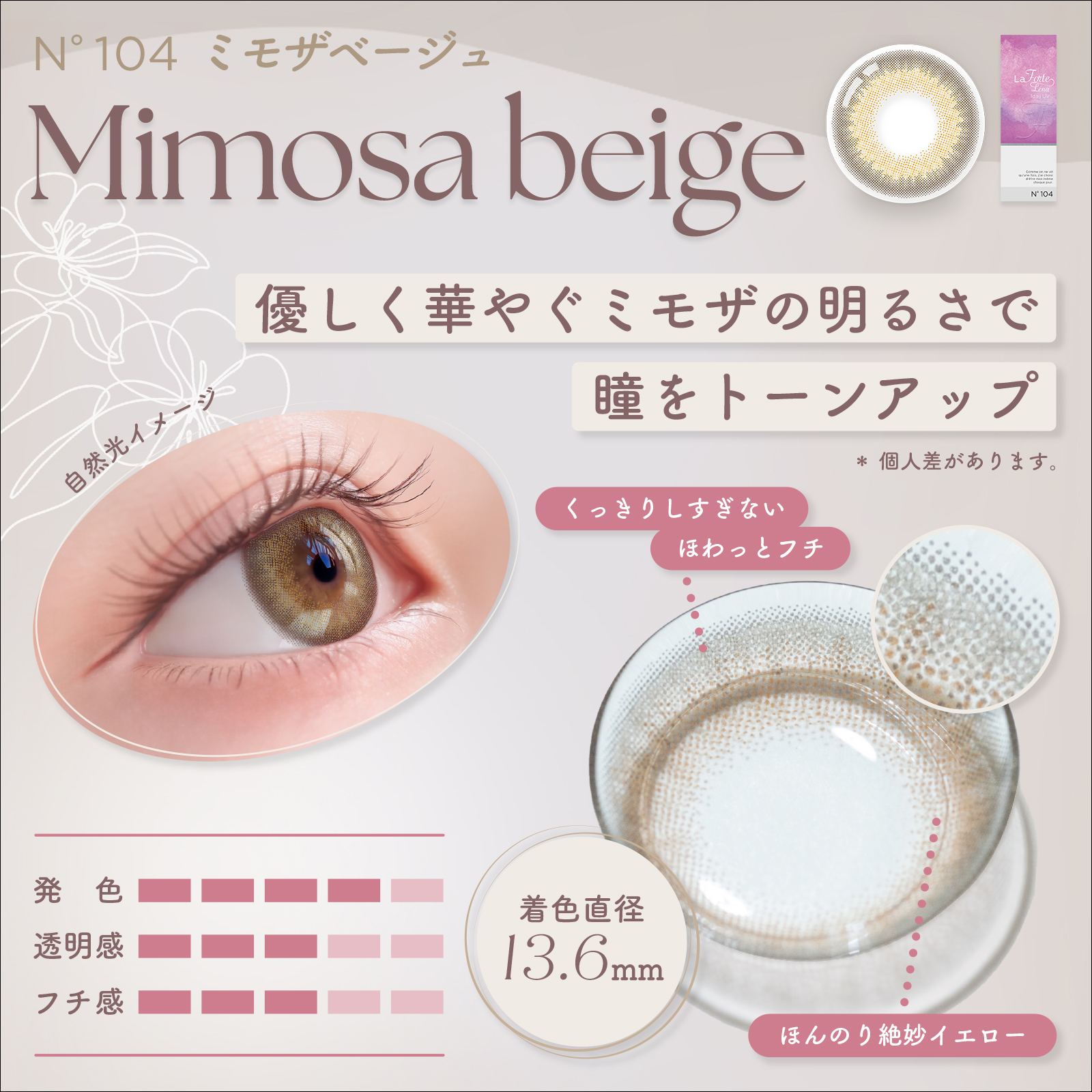 LaFORTE Lena(ラフォルテ レナ) ワンデーUV 10枚入1箱 / メール便 / カラコン ワンデー | LaFORTE Lena | 14